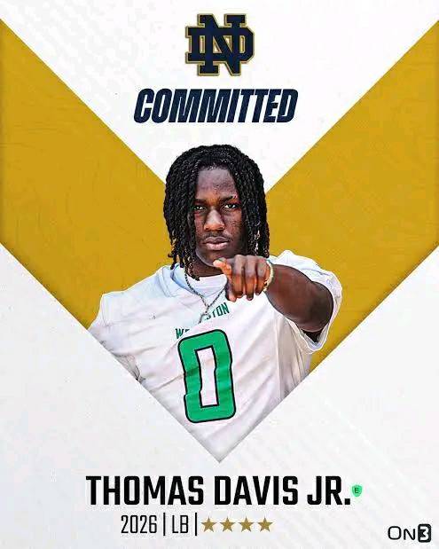 Notre Dame Land Son Of Former NFL All-Pro Linebacker Four-Star Thomas ...